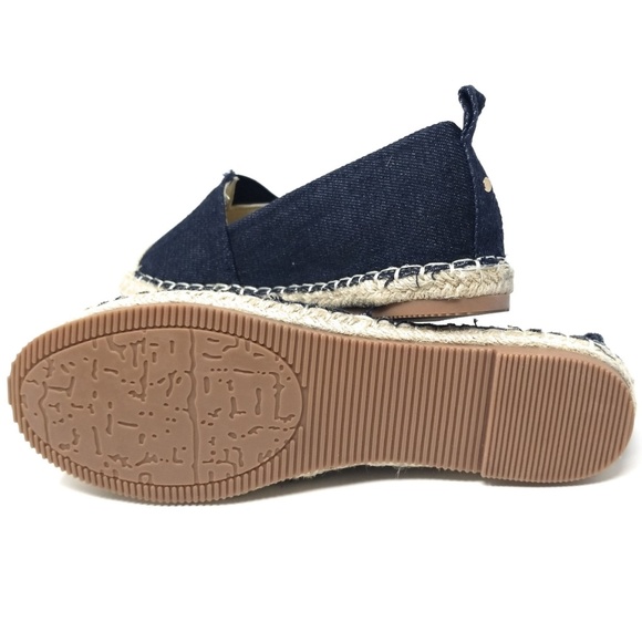 Forever Young Shoes Women Denim Flat Espadrilles E286 Dark Blue Poshmark
